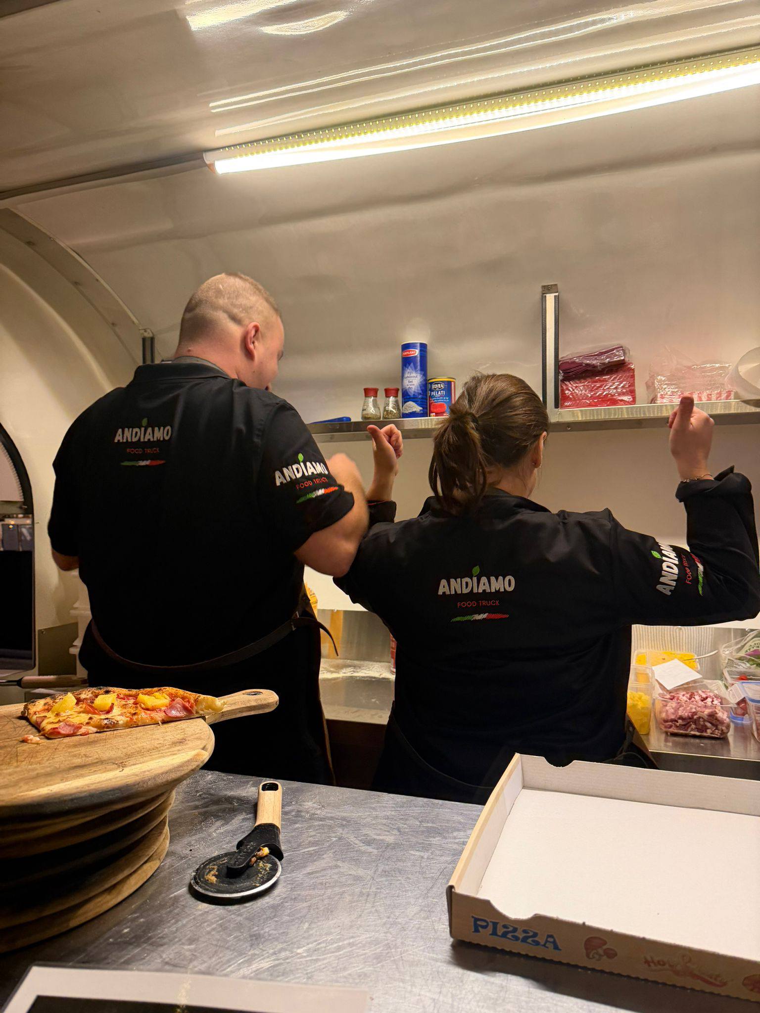 Andiamo pizzawagen op locatie